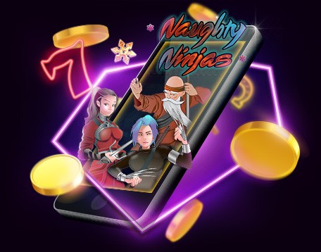 100% match bonus and 100 free spins on the new Naughty Ninjas slot game at Miami Club Casino