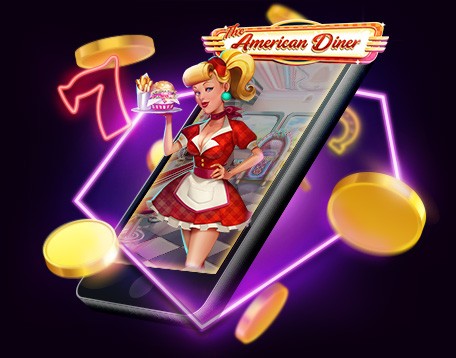 100% Match Bonus for the new slot game American Diner at Miami Club Casino