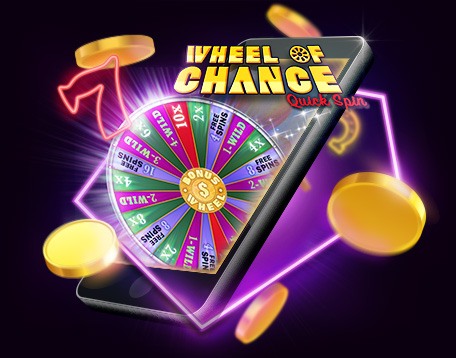25 free spins on the new Wheel of Chance Quick Spin slot game at Miami Club Casino