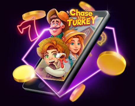 100% Match Bonus for the new slot game Chase the Turkey at Miami Club Casino