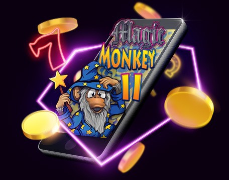 50 brezplačnih vrtljajev na igralnem avtomatu Magic Monkey II